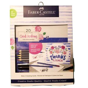 Faber-Castell 20 Minute DIY Card Making for Beginners Kit Studio Quality NEW